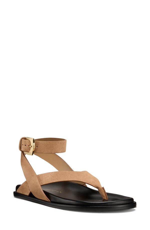 スチュアート ワイツマン レディース シューズ サンダル アンクル Stuart Weitzman Marykate Ankle Strap Sandal New Camel キャメル|ReVida 店