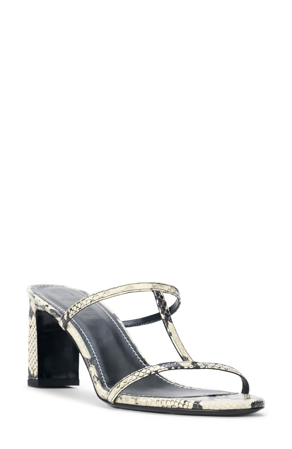 スタウド レディース シューズ 踵 サンダル STAUD Talita Sandal White Snake 白いこと