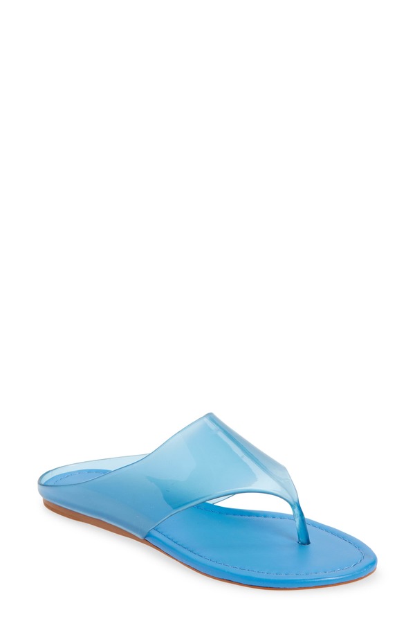 農園 レディース シューズ パンプス FARM Rio Jelly Flat Flip Flop Blue Bird 青み