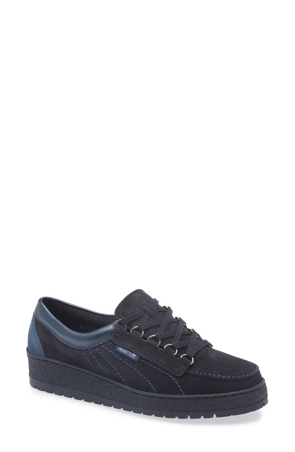 メフィスト レディース シューズ スニーカー Mephisto Lady Low Top Sneaker Blue ブルー｜ReVida 店
