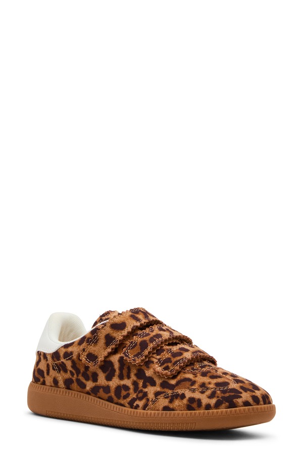 スティーブ マデン レディース シューズ スニーカー Steve Madden Momentum Sneaker Leopard 毛の荒物