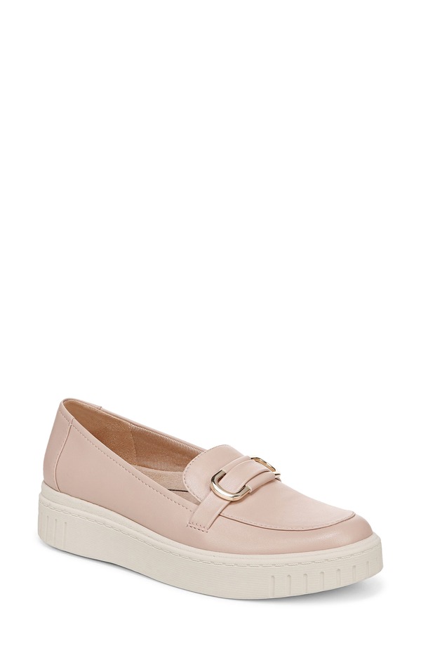 ライフストライド レディース シューズ スリッポン・ローファー プラットホーム LifeStride Genevabit Platform Loafer Blush 毛はらい