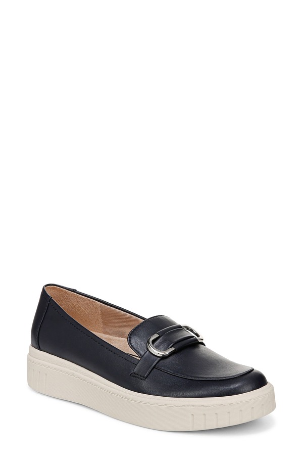 ライフストライド レディース シューズ スリッポン・ローファー プラットホーム LifeStride Genevabit Platform Loafer Navy 米国海軍
