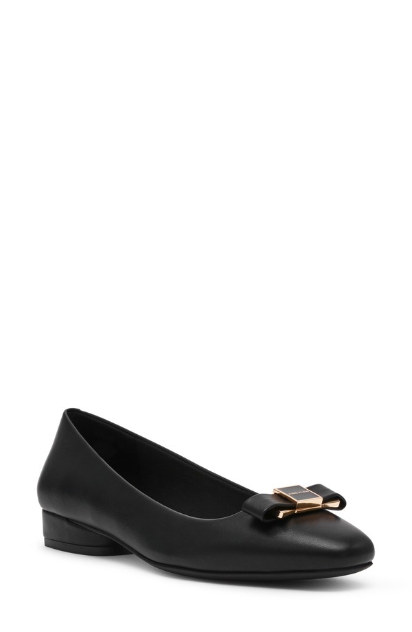 アンクライン レディース シューズ パンプス Anne Klein Cadey Pump Black Smooth ブラック|ReVida 店