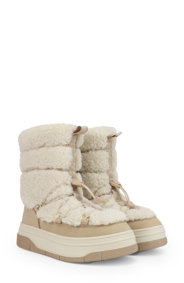 パジャール レディース シューズ ブーツ・レインブーツ Pajar Janie Hi Waterproof Insulated Boot Chalk 車輪止め