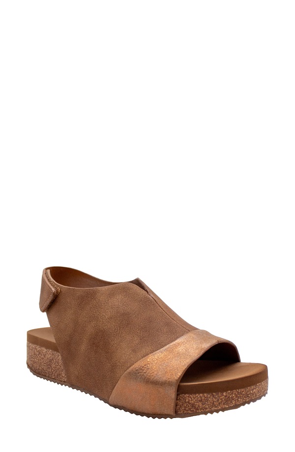 ボラティル レディース シューズ サンダル プラットホーム Volatile Aurelia Slingback Platform Sandal Cognac