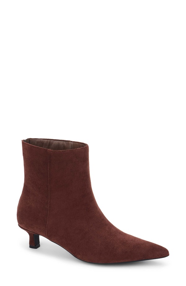 マチス レディース シューズ ブーツ・レインブーツ ヒール Matisse Genesis Kitten Heel Bootie Choco｜ReVida 店