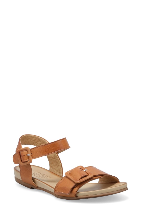 ミズムーズ レディース シューズ 踵 サンダル アンクル Miz Mooz Tatum Ankle Strap Sandal Brandy