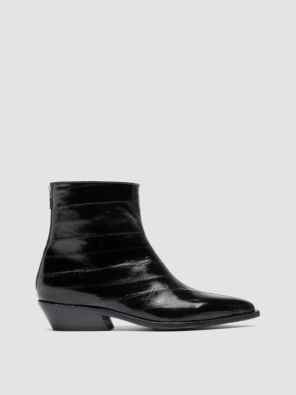 オフィチーネクリエイティブ レディース シューズ ブーツ・レインブーツ アンクル レザー Officine Creative Noelie DD 109 Leather Ankle Boots Black ブラック|ReVida 店