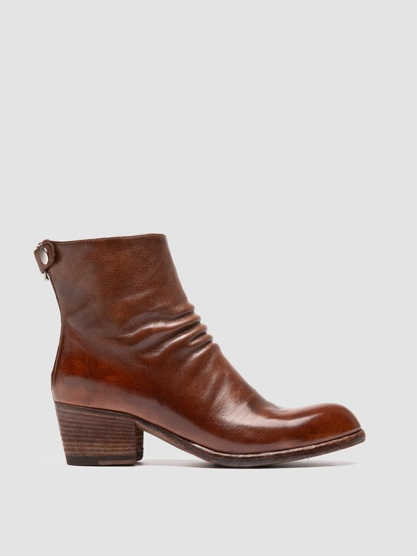 オフィチーネクリエイティブ レディース シューズ ブーツ・レインブーツ レザー Officine Creative Wade 002 Leather Western Boots Light Brown ブラウン｜ReVida 店