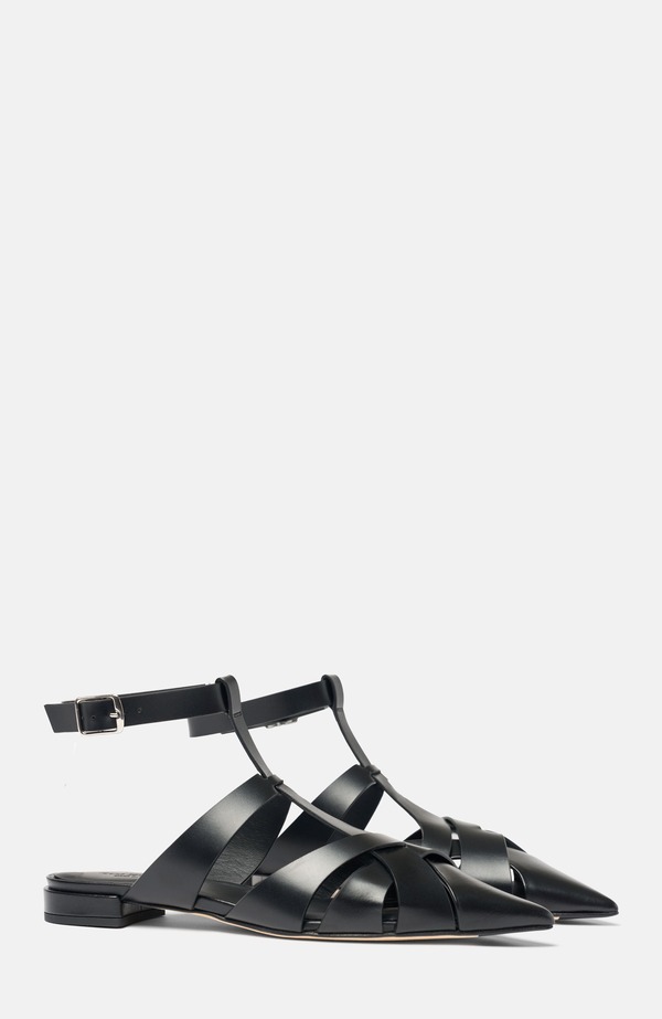 スカロッソ レディース シューズ パンプス SCAROSSO Clara Ballerinas Black - Calf 黒いこと