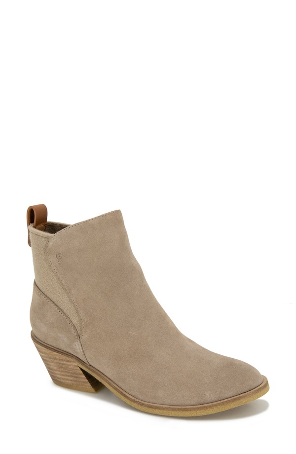 ジェントルソウルズ レディース シューズ ブーツ・レインブーツ Gentle Souls Clint Western Bootie Mushroom Suede