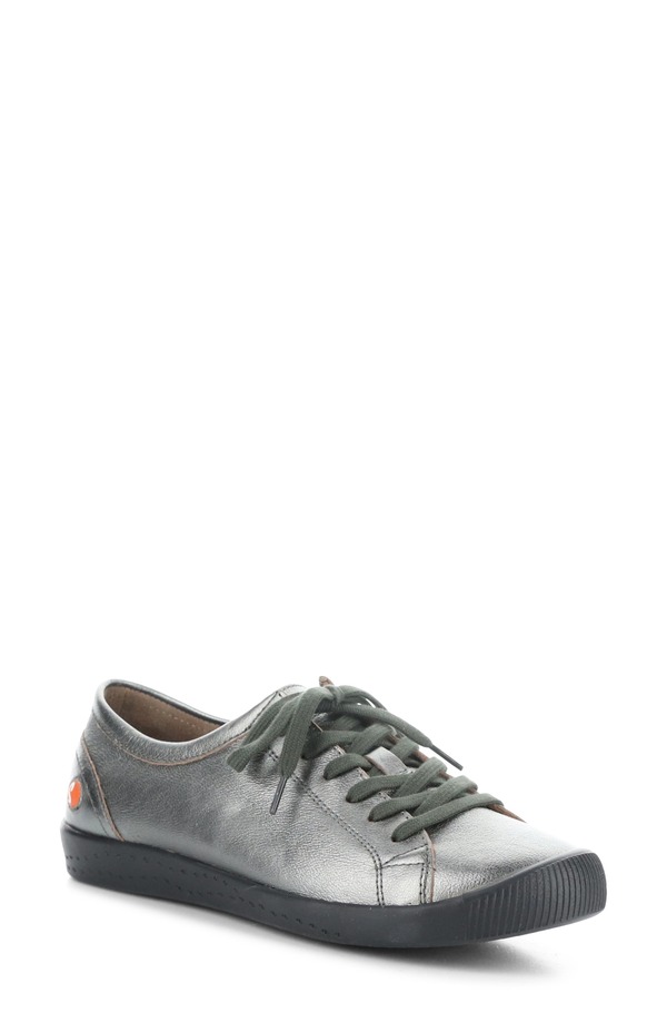 ソフチノス レディース シューズ スニーカー Softinos by Fly London Isla Sneaker 644 Graphite Laminate 黒鉛 靴-レディース靴