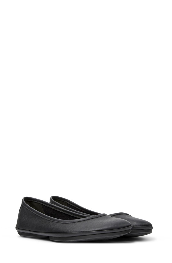 カンペール レディース シューズ パンプス Camperight Nina Ballet Flat Black 黒いこと