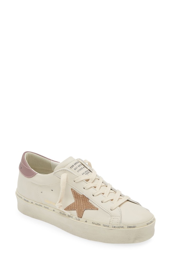 ゴールデングース レディース シューズ スニーカー プラットホーム Golden Goose Hi Star Low Toplatform Sneaker White/ Beige 白いこと