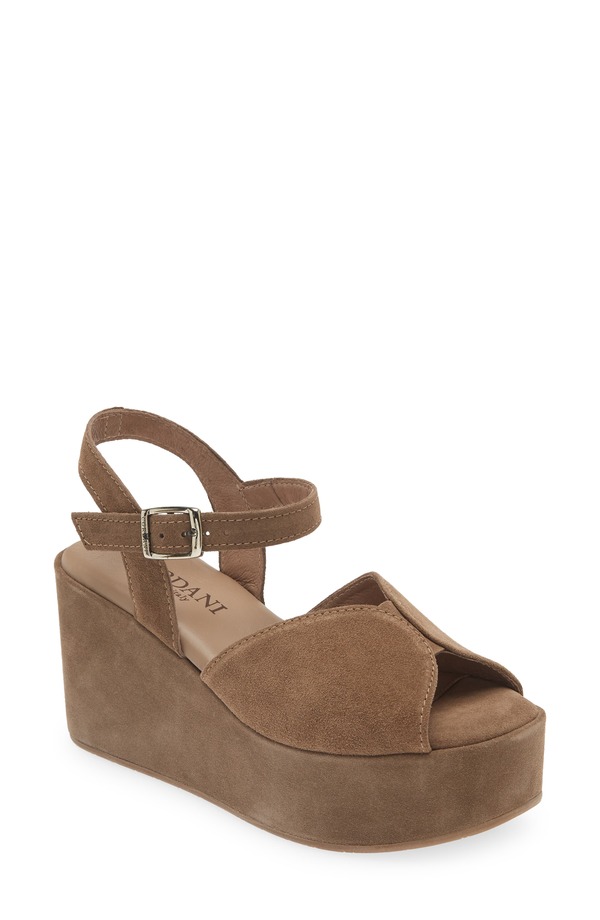 コルダーニ レディース シューズ 踵 プラットホーム サンダル Cordani Jenna Platform Wedge Sandal Crosta Fango