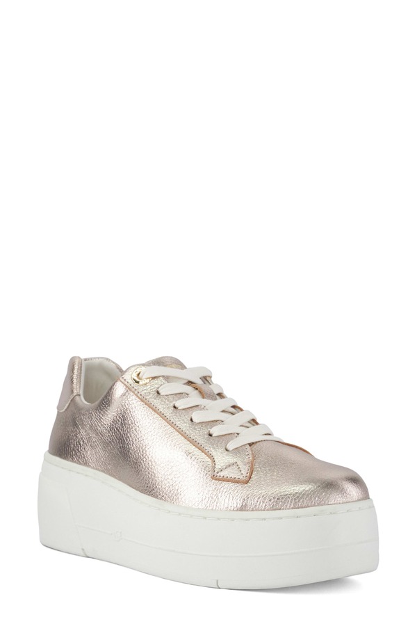 デューンロンドン レディース シューズ スニーカー プラットフォーム Dune London Episode Platform Sneaker Gold ゴールド｜ReVida 店