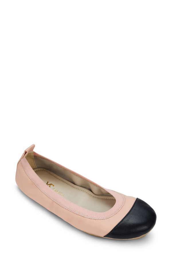 ヨシサムラ レディース シューズ パンプス Yosi Samra Samantha Foldable Ballet Flat Blush/ Black 黒いこと