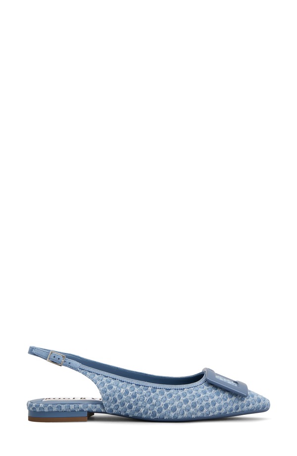ロジェ・ヴィヴィエ レディース シューズ パンプス Roger Vivier Gommettine Bordo Jacquard Slingback Flat Cielo Scuro