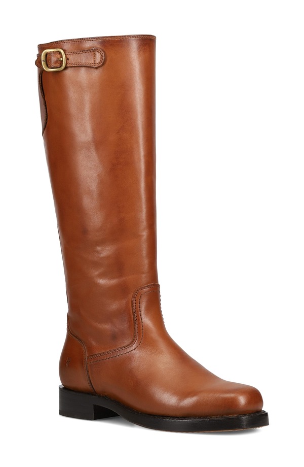 飛球 レディース シューズ ブーツ・レインブーツ Frye Campus Knee High Riding Boot Cognac