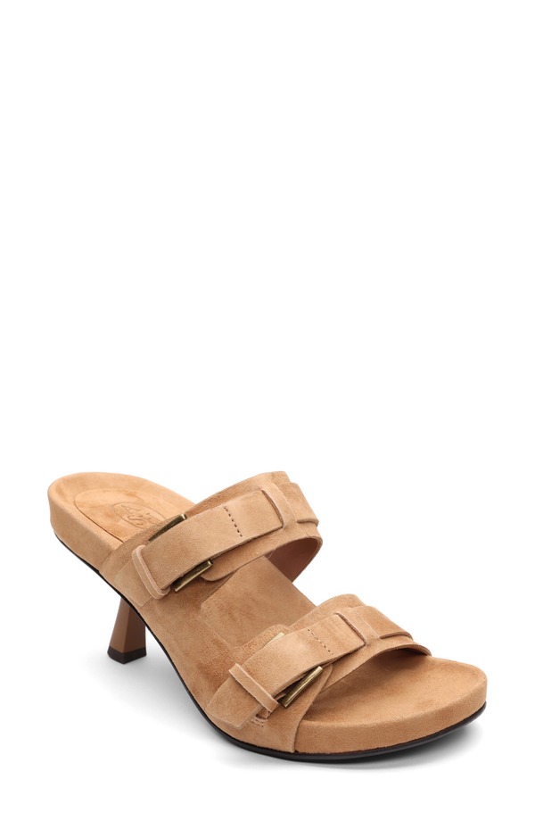死灰 レディース シューズ 踵 サンダル Ash Jakarta Genuine Calf Hair Slide Sandal Moka Mou