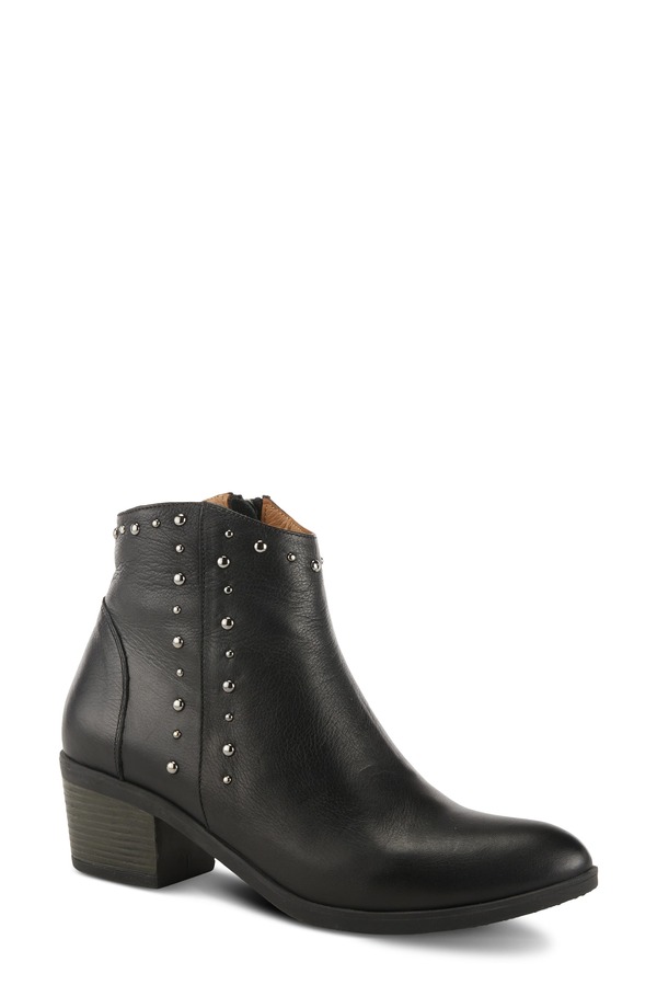 【送料無料】 スプリングステップ レディース ブーツ・レインブーツ シューズ Wildwest Bootie Black