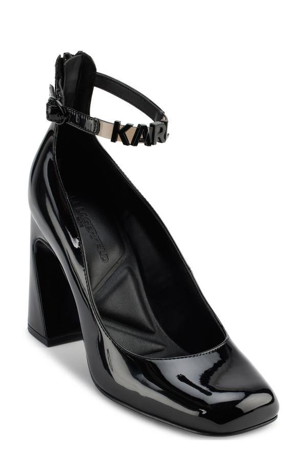 カール ラガーフェルド レディース シューズ パンプス アンクル KARLAGERFELD PARIS Pavlankle Strapump Black ブラック｜ReVida 店 31,720円