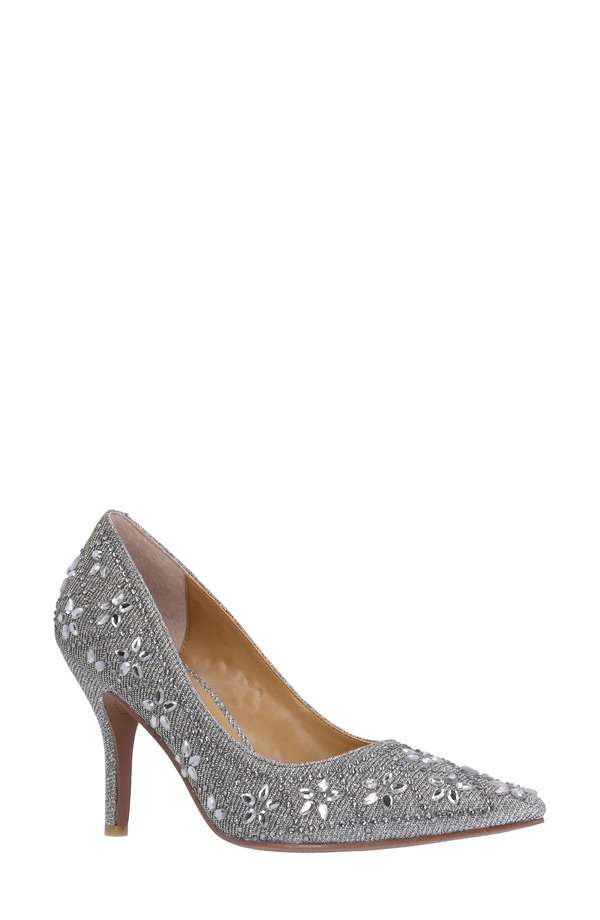 ジェイレニー レディース シューズ パンプス J. Rene Barlow Pointed Toe Pumpewter ピューター｜ReVida 店