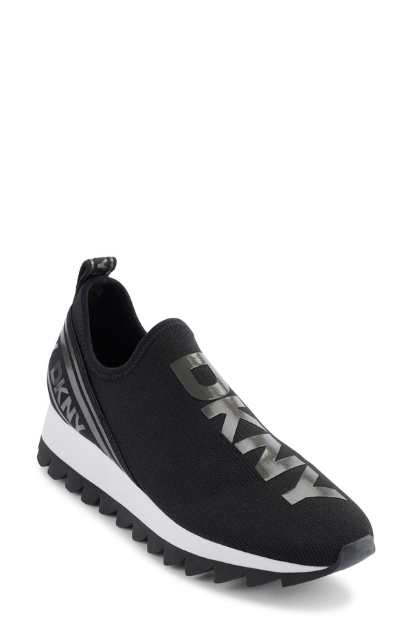ダナ キャラン ニューヨーク州 レディース シューズ スニーカー DKNY Abbi Slip-On Wedge Sneaker Black 黒いこと