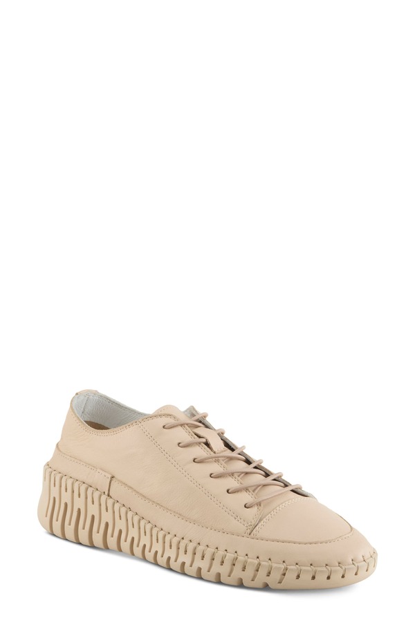 弾機足つき レディース シューズ スニーカー Spring Step Surana Sneaker Beige ベージュ