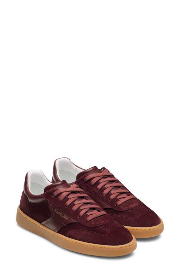 マグナーニ レディース シューズ スニーカー Magnanni Zori Sneaker Burgundy Suede バーガンディ|ReVida 店