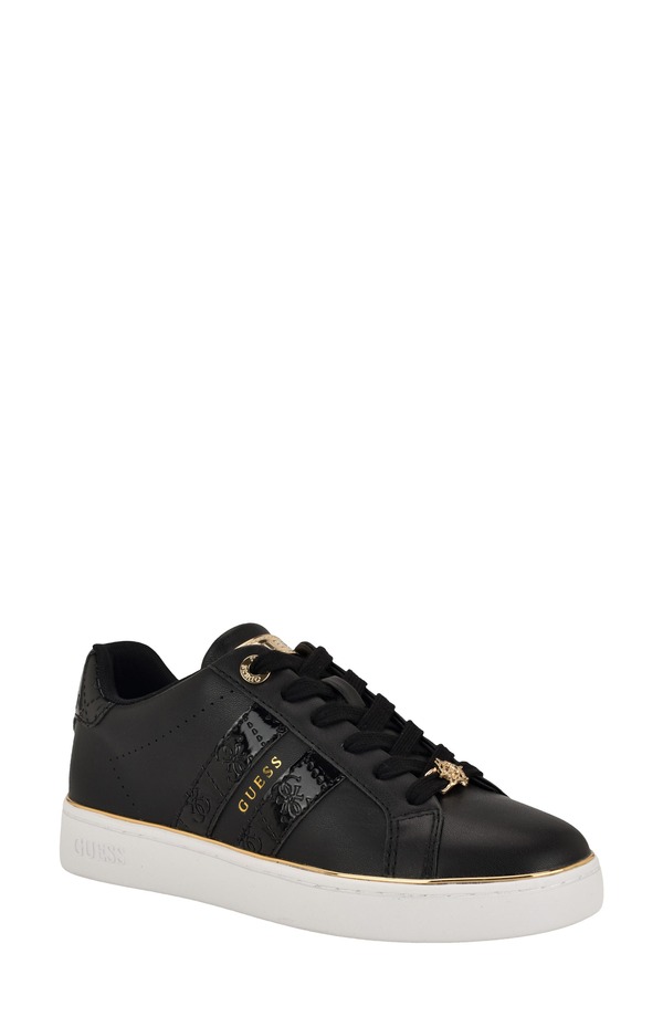 ゲス レディース シューズ スニーカー GUESS Barlie Sneaker Black ブラック|ReVida 店