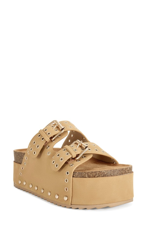 アザレア 一 レディース シューズ サンダル AZALEA WANG Algedi Sandal Tan タン