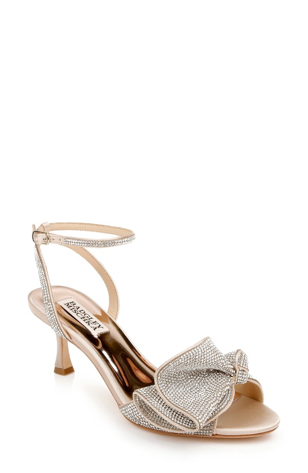 バッドグレイミッシカ レディース シューズ 踵 サンダル Badgley Mischka Collection Remi Sandal Nude