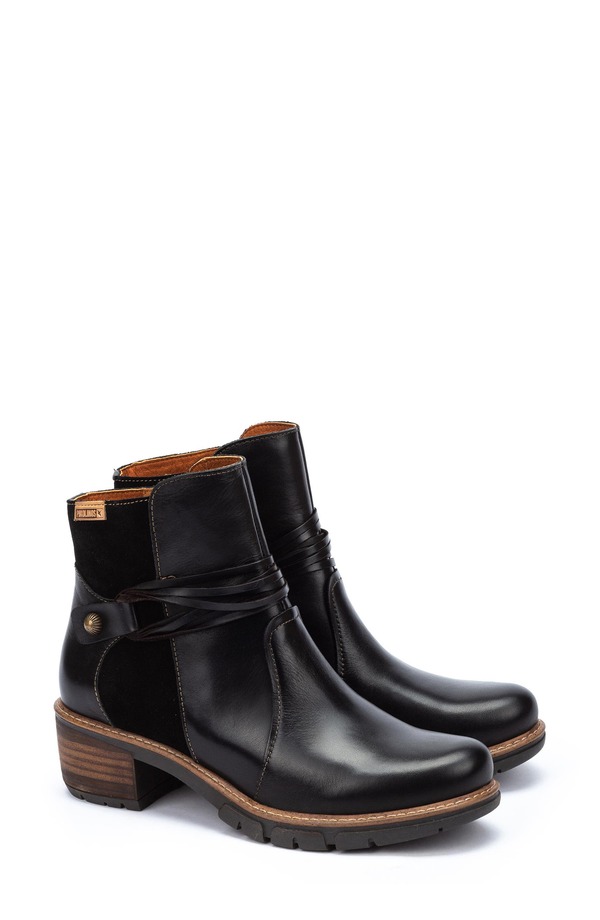 ピコリーノス レディース シューズ ブーツ・レインブーツ PIKOLINOSan Sebastian Wateresistant Boot Black 黒いこと