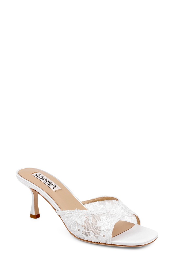 バッドグレイミッシカ レディース シューズ ヒール サンダル Badgley Mischka Collection Draya Sandal White Satin ホワイト 42,480円