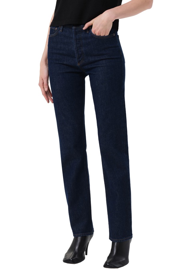 アゴルド レディース ボトムス デニムパンツ ストレート ハイウエスト ジーンズ AGOLDE '90s Pinch Waist High Waistraight Leg Jeans Reissue Indigo Rinse インディゴ