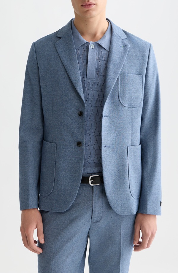 スコッチアンドソーダ メンズ アウター ジャケット・ブルゾン レギュラーフィット ブレザー Scotch & Soda Structured Regular Fit Blazer Pageant Blue ブルー