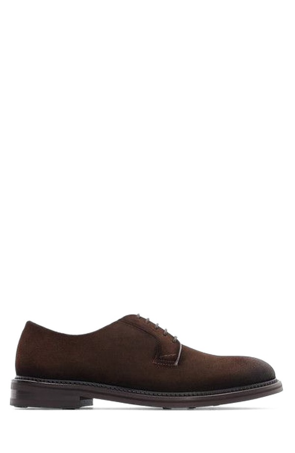 アンソニー ヴィア メンズ シューズ オックスフォード 競り合い Anthony Veer Mason Derby Dark Brown Suede 赤銅色