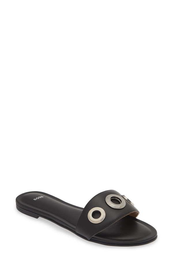 ボス レディース シューズ サンダル BOSS Millie Slide Sandal Blk｜ReVida 店