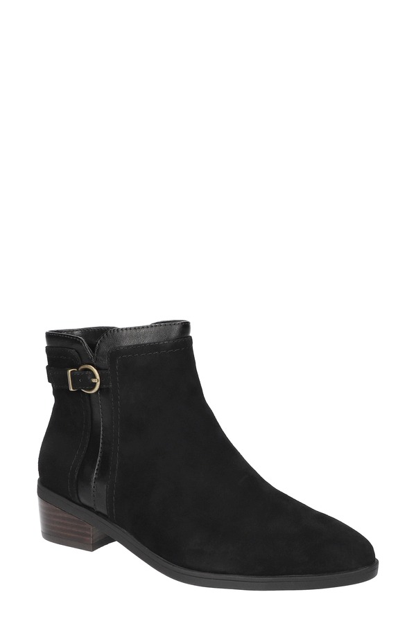ベラヴィータ レディース シューズ ブーツ・レインブーツ Bella Vita Beatrice Bootie Blackidsuede Leather 黒いこと