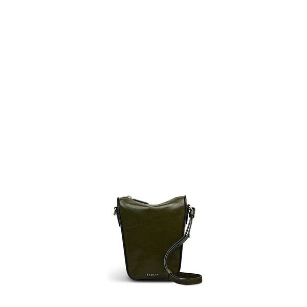 ラドリー レディース 御徒面子 Radley Oak Street - Shine Medium Phone Crossbody Bag Pineedle