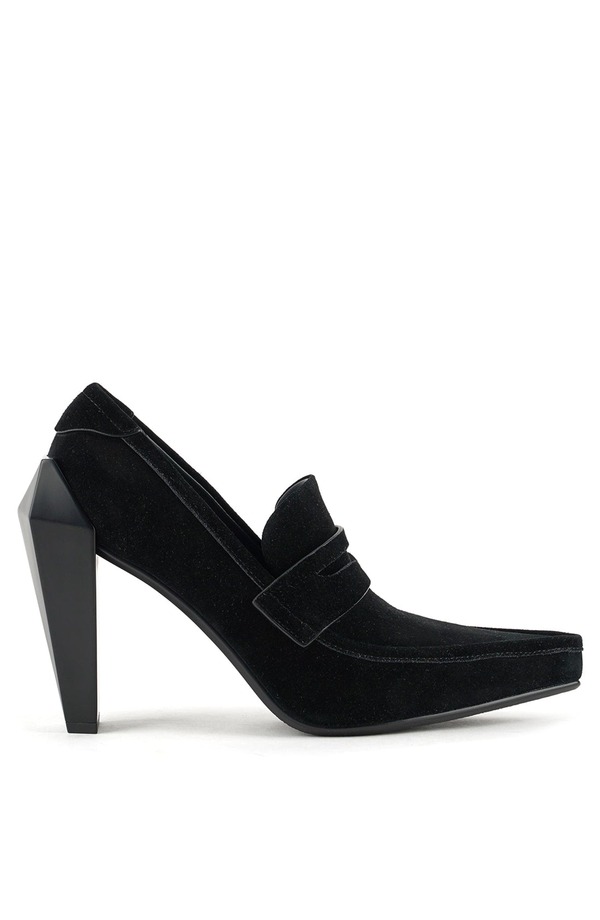 ユナイテッド素っぽんぽん レディース シューズ スリッポン・ローファー United Nude Gem Hi Loafer Black Ii 黒いこと