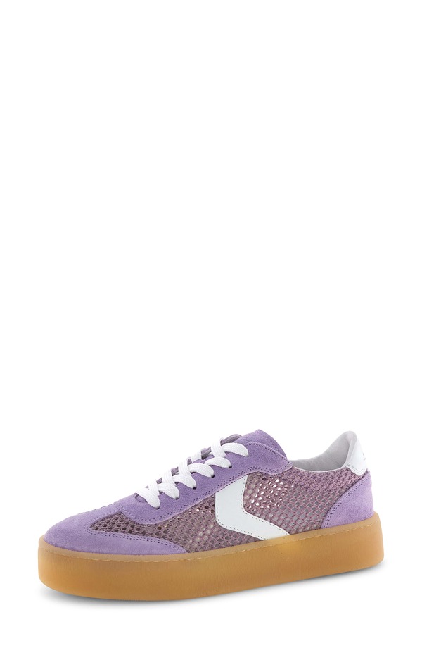 ボイルブランシェ レディース シューズ スニーカー プラットホーム メッシュ Voile Blanche Mind Perforated Mesh Platform Sneaker Lavanda