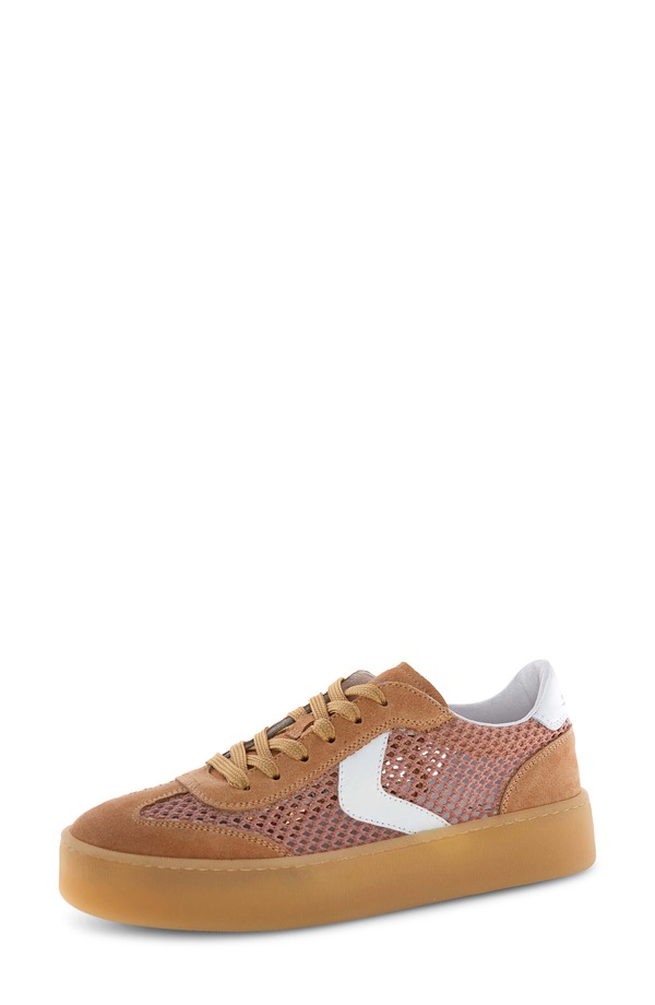 ボイルブランシェ レディース シューズ スニーカー プラットホーム メッシュ Voile Blanche Mind Perforated Mesh Platform Sneaker Sienna Rose