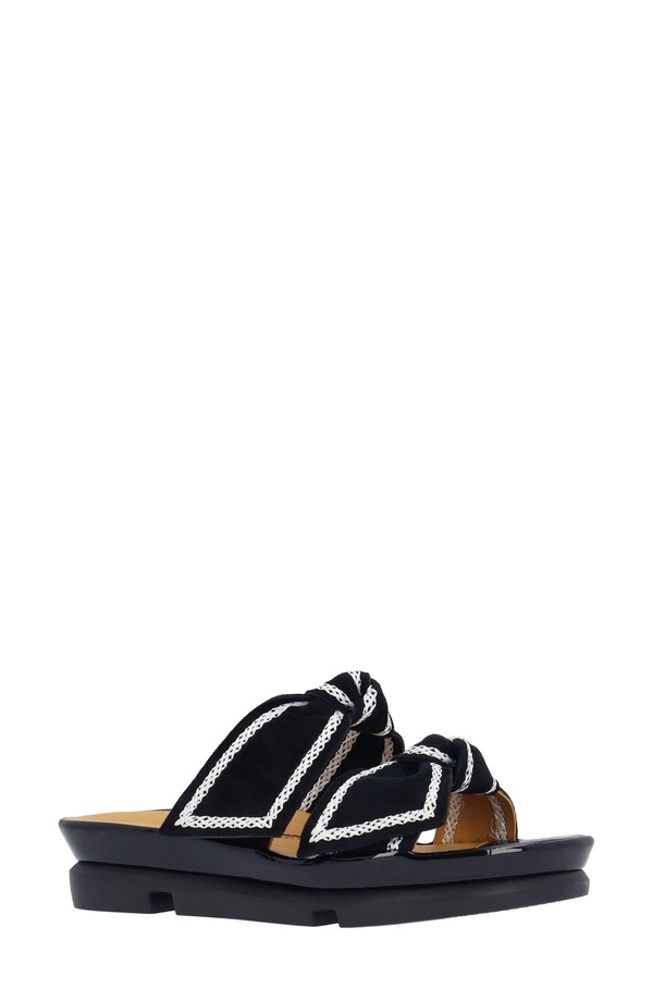 ラモールドピード レディース シューズ サンダル L'Amour des Pieds Voleta Two-Strap Sandal Black ブラック|ReVida 店