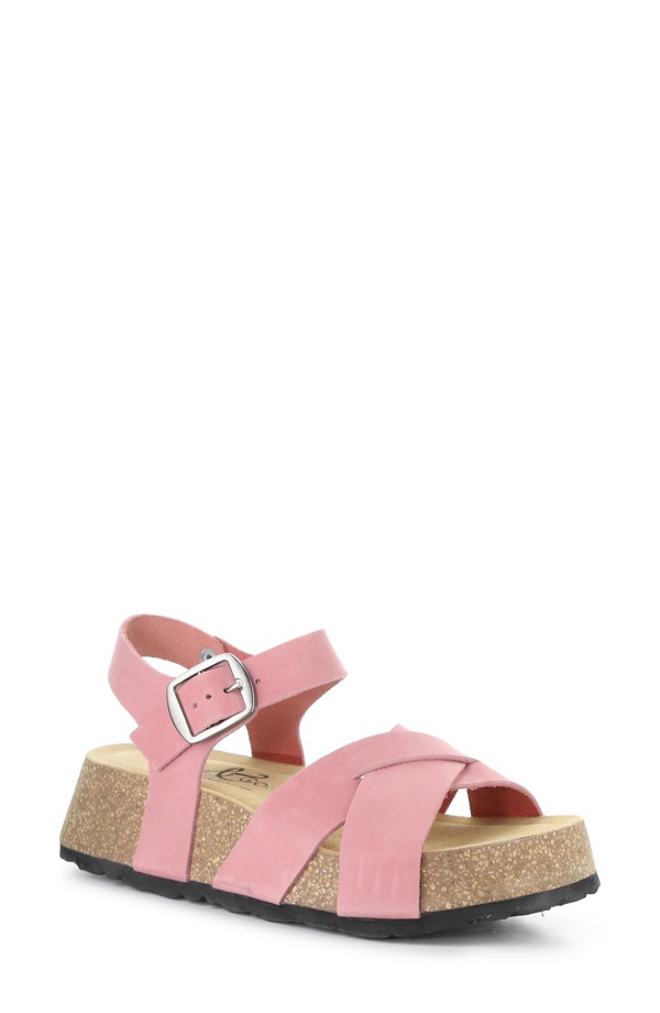 ボスアンドコー レディース シューズ サンダル プラットフォーム Bos. & Co. Cielo Platform Wedge Sandal Pink ピンク｜ReVida 店
