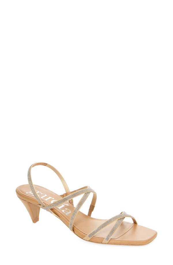 ペドロガルシア レディース シューズ 踵 サンダル Pedro Garciaday Slingback Sandal Brulee Satin