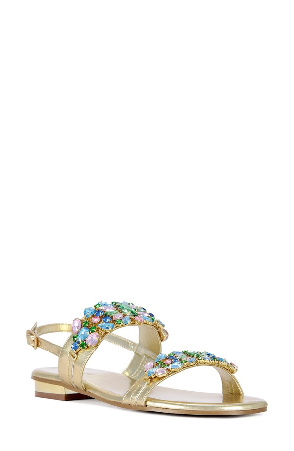 アザレア ワン レディース シューズ サンダル AZALEA WANG Moselle Sandal Goldmulti｜ReVida 店