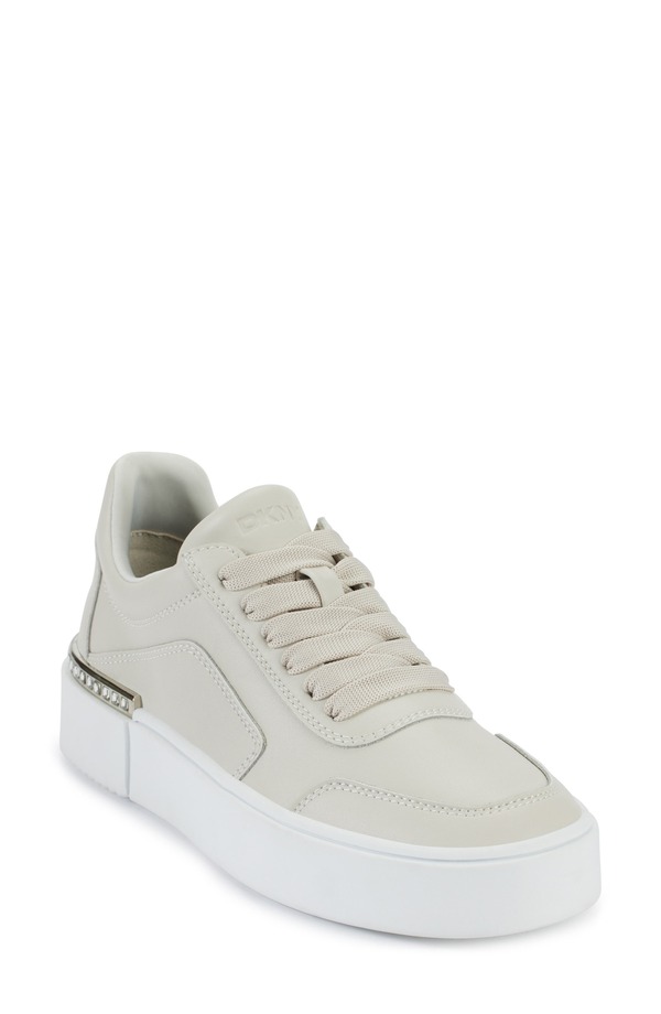 ダナ キャラン ニューヨーク レディース シューズ スニーカー プラットフォーム DKNY Beverly Platform Sneaker Soft White ホワイト|ReVida 店